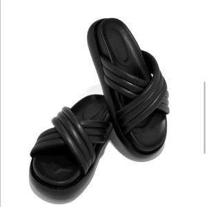 Platform pool slides